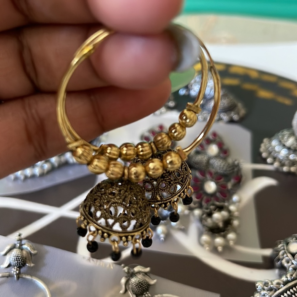 Oxidised Earrings